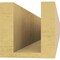 Ekena Millwork 4in. W x 4in. H x 36in. L Newport Woodgrain TimberThane Rafter Tail, Primed Tan RFTUR04X04X36NEWRCPR - alternate 3